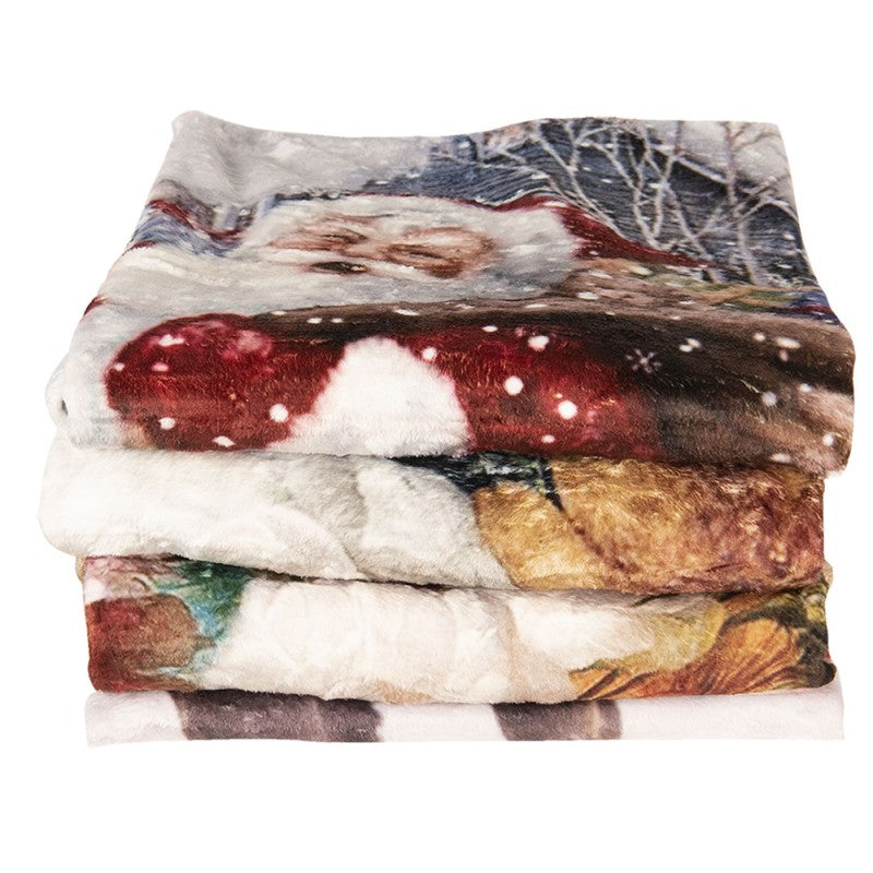 PLAID BABBO NATALE 130X170 CM CLAYRE & EEF