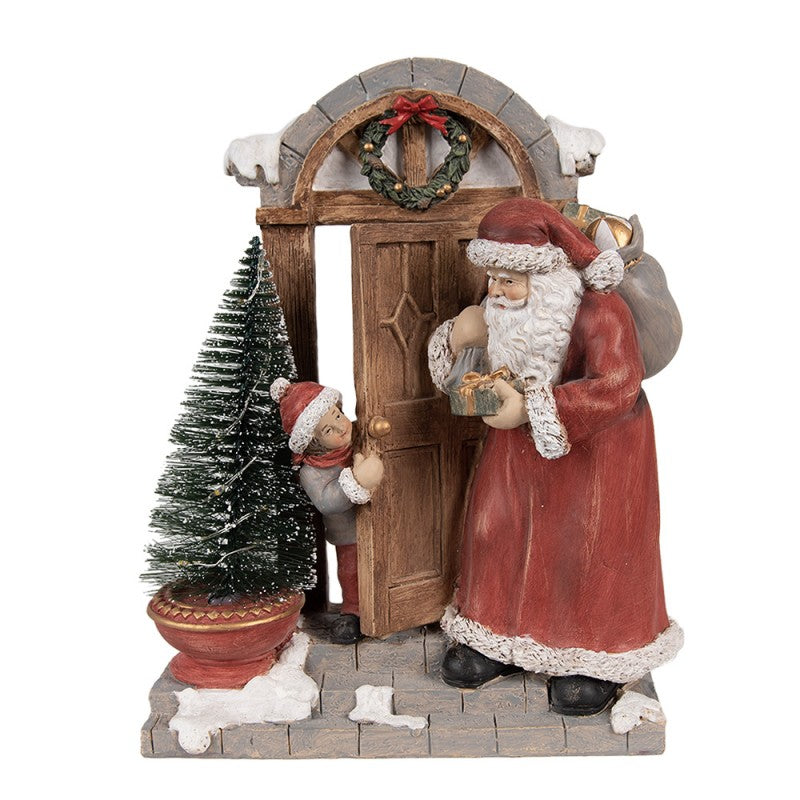 BABBO NATALE CON ILLUMINAZIONE A LED CLAYRE & EEF