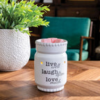 LAMPADA LIVE LAUGH LOVE - CANDLE WARMERS