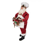 STATUETTA BABBO NATALE 28 CM ROSSO CLAYRE & EEF