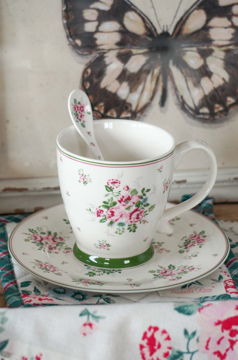 TAZZA IN PORCELLANA LISA 430 ML ISABELLE ROSE