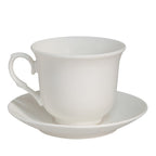 TAZZA E PIATTINO SET DI 6 220 ML BIANCO PORCELLANA CLAYRE & EEF