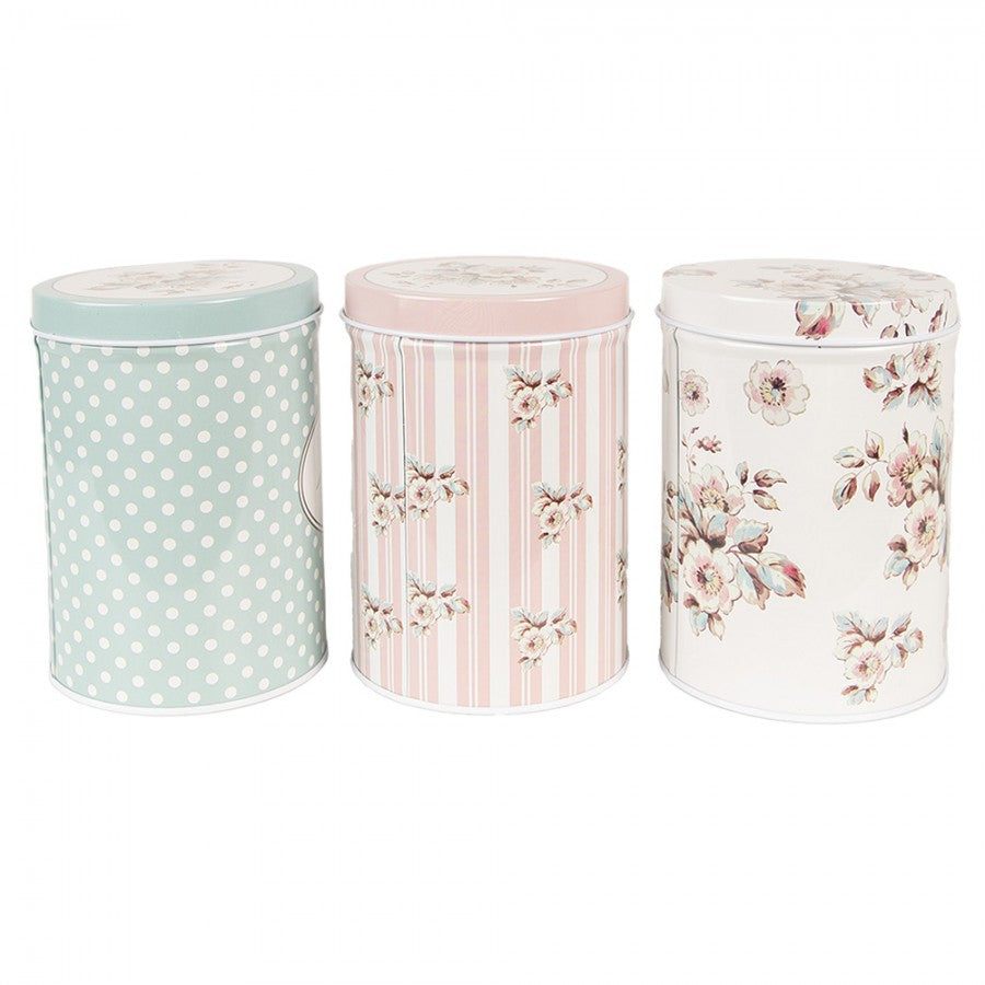 SET DI 3 BARATTOLI CLAYRE & EEF