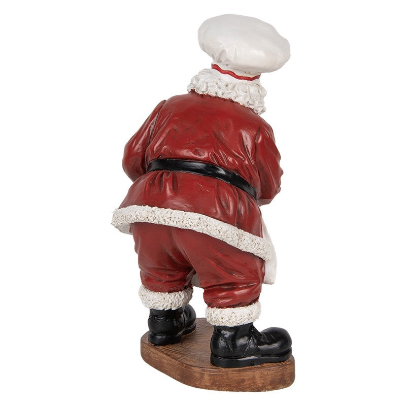 STATUETTA DECORATIVA DI NATALE BABBO NATALE 17X16X28 CM CLAYRE & EEF