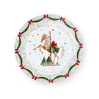 SET 2 PIATTI DOLCE CON SCATOLA 19 CM LA GIOSTRA DI AMELIE - NUVOLE DI STOFFA