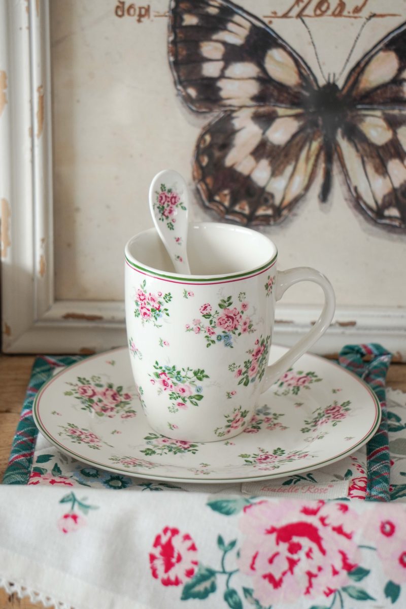 TAZZA IN PORCELLANA LISA 400 ML ISABELLE ROSE